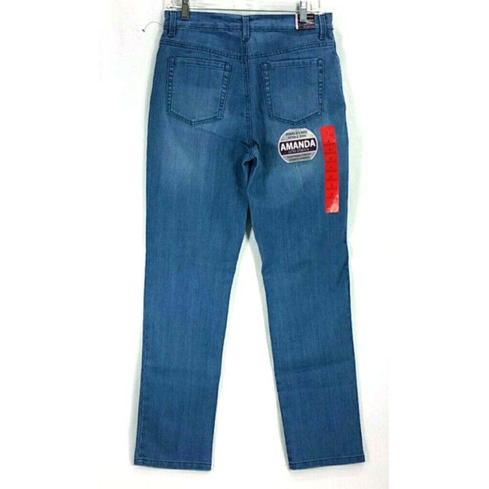 Gloria Vanderbilt Jeans High Waisted Blue Amanda - Picture 4 of 8